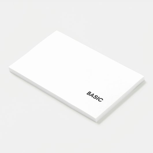 Schwarz Post-it Klebezettel (angewinkelt)