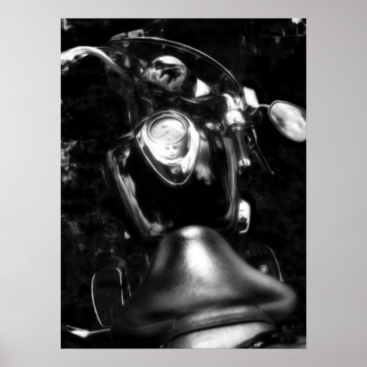 Schwarz Poster (Vorne)