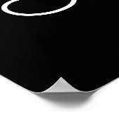 schwarz poster (Ecke)