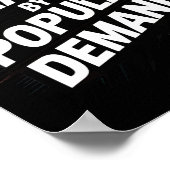 Schwarz Poster (Ecke)