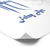 Schwarz Poster (Ecke)