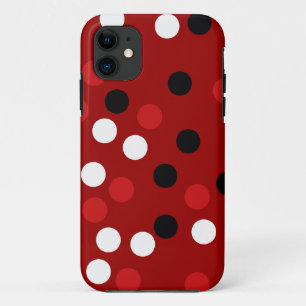 Schwarz-Punkte-Muster iPhone 11 Hülle