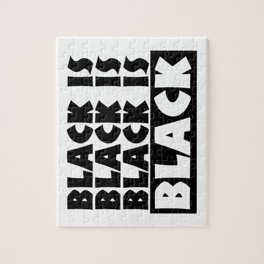 Schwarz Puzzle (Vertikal)