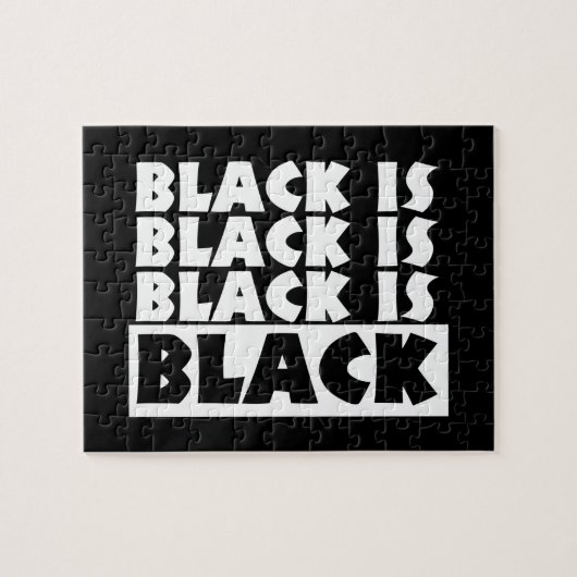 Schwarz Puzzle (Horizontal)