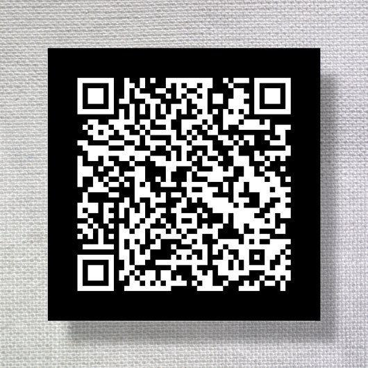 Schwarz | QR Code Fabric Closing Labels Etiketten