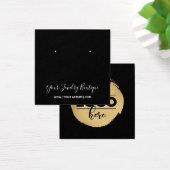 Schwarz-Quadrat-Rückseite Logo Weißer Ohrenbildsch (Schreibtisch)