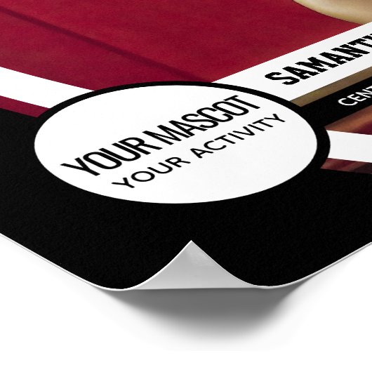 Schwarz-Rahmen-Foto-Poster Poster (Ecke)