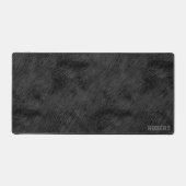 Schwarz-realistisches Pelzgewebe Schreibtischunterlage (Vorderseite)