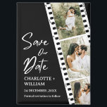 Schwarz Rette unseren Date Foto Booth Wedding Magnet<br><div class="desc">Der Black Rett Our Date Foto Booth Wedding Magnet ist eine kreative und elegante Art, Ihren Hochzeitstag mit einem charmanten Foto Stand Design bekannt zu geben. Mit drei Verlobungen Fotos in einem eleganten Foto-Strip-Layout vor einem auffallenden schwarzen Hintergrund verbindet dieser Magnet den klassischen Stil mit einer Touch Nostalgie. Jeder Foto-Stand...</div>
