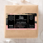 Schwarz-Rosa-Agate-Gesichtserkennung (Insitu)