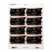 Schwarz-Rosa-Agate-Gesichtserkennung (Vorne)