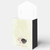 Schwarz-Rosa-Blume Geschenkschachtel (Offen)