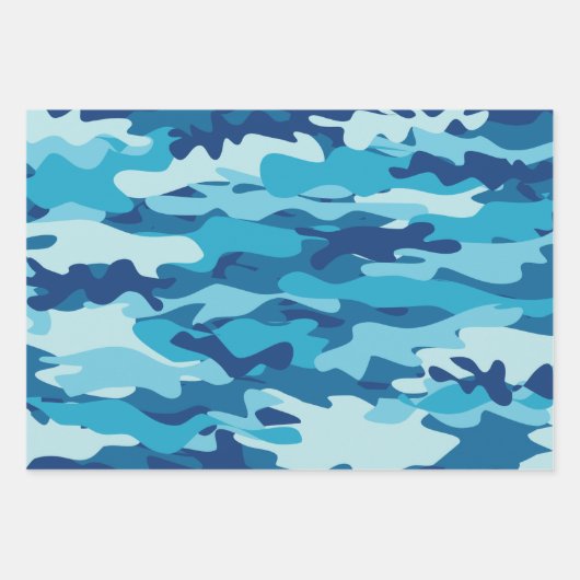 Schwarz-Rosa-Camouflage Geschenkpapier Set (Vorderseite 2)