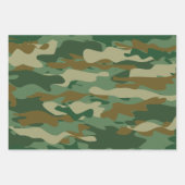 Schwarz-Rosa-Camouflage Geschenkpapier Set (Vorderseite)