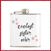 Schwarz/Rosa Coole Schwesternflasche Flachmann