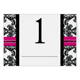 Schwarz-Rosa-Damaskus-Hochzeit