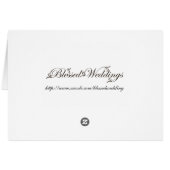 Schwarz-Rosa-Damaskus-Hochzeit (Rückseite Horizontal)