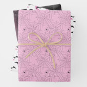 Schwarz-Rosa-Extravagant-Spieglein-Sky-Halloween Geschenkpapier Set (Beispiel)