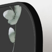 Schwarz Rosa Farbe Farbe Name der Blume Pickleball Schläger (Linke Seite)