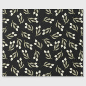 Schwarz-Rosa-Folksfresser-Papier Geschenkpapier (Flach)