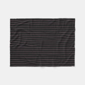 schwarz-rosa gestreift fleecedecke (Vorderseite (Horizontal))