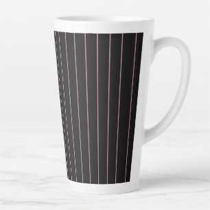 schwarz-rosa gestreift milchtasse