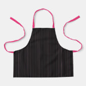 schwarz-rosa gestreift schürze (Vorderseite)