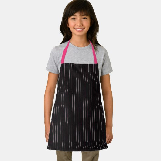 schwarz-rosa gestreift schürze (Insitu)