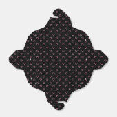 Schwarz/Rosa Herz Polka Dot Pattern Gefälligkeitsb Geschenkschachtel (Ungefaltet)