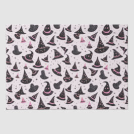Schwarz-Rosa-Hexe-Hasenstars rosa Halloween Seidenpapier