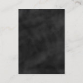 Schwarz-Rosa-Hibiskus-Blumenkarten Begleitkarte (Rückseite)