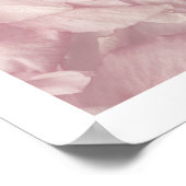 Schwarz-Rosa-Kirsche Blüte Fotografie Wandkunst Poster (Ecke)