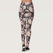 Schwarz-Rosa-Leggings Leggings (Rückseite)