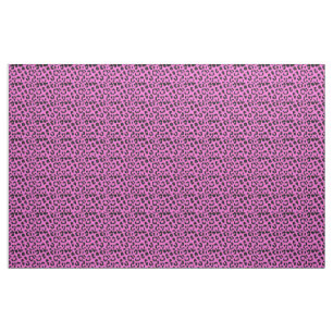 Schwarz-Rosa-Leopard Stoff