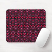 Schwarz-Rosa-Linse Mousepad (Mit Mouse)