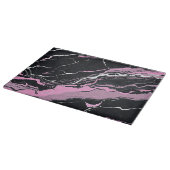 Schwarz-Rosa-Marmor Schneidebrett (Ecke)