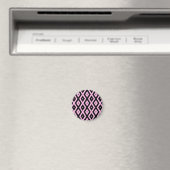 Schwarz-Rosa-Muster Magnet (In Situ (Geschirrspüler))