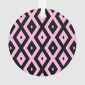 Schwarz-Rosa-Muster Ornament (Rückseite)