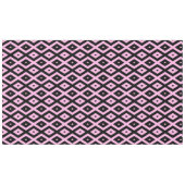 Schwarz-Rosa-Muster Tischdecke (Vorderseite (Horizontal))