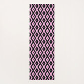 Schwarz-Rosa-Muster Yogamatte (Rückseite)
