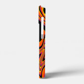 Schwarz, Rosa, Orange und Gelb Case-Mate iPhone Hülle (Rückseite / Links)
