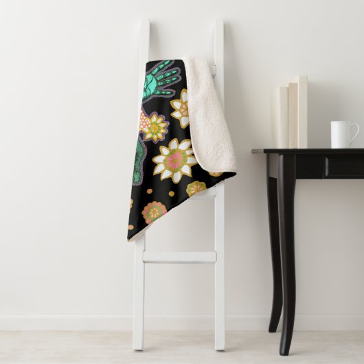 Schwarz-Rosa-Rollery Sherpadecke (Beispiel)