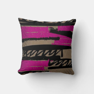 Schwarz-Rosa-Schreiber-Kissen Kissen