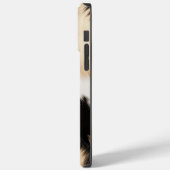 Schwarz Rosa Schwarzes Schwarzes Weiß Tier Case-Mate iPhone Hülle (Rückseite / Links)
