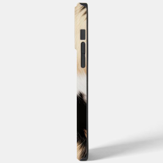 Schwarz Rosa Schwarzes Schwarzes Weiß Tier Case-Mate iPhone Hülle (Rückseite / Links)