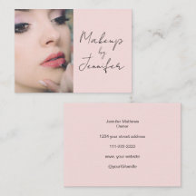 Schwarz-Rosa-Script-Foto Makeup