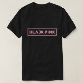 Schwarz-Rosa-Shirt T-Shirt (Design vorne)