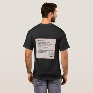 Schwarz-Rosa-Shirt T-Shirt