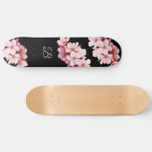 Schwarz Rosa Skateboard (Horizontal)