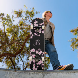 Schwarz Rosa Skateboard